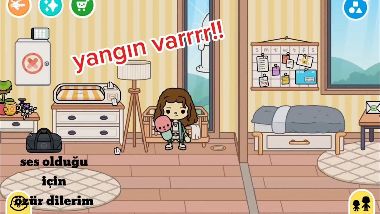 Evde yangın var?!