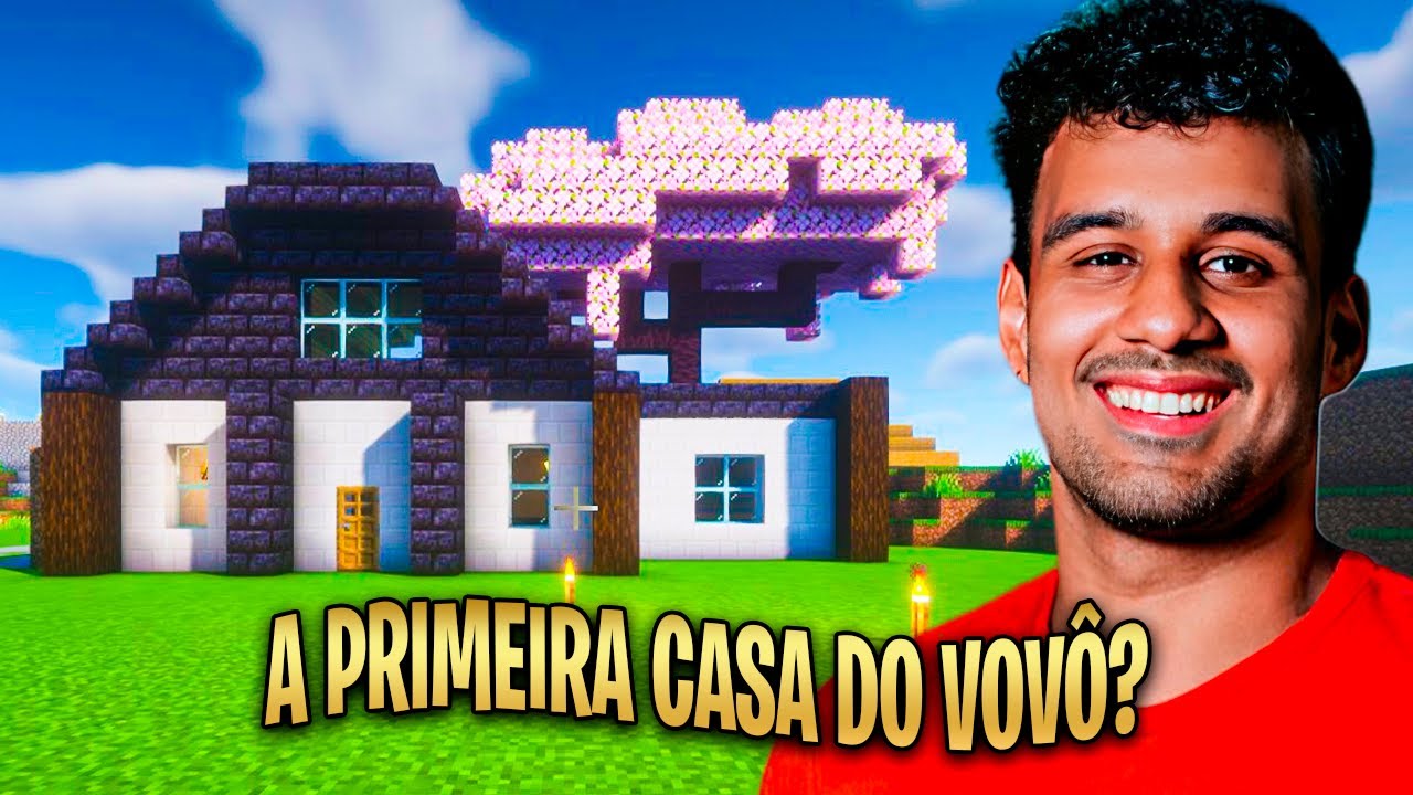 🚨 VOV&Ocirc; ABSOLUT FEZ A SUA PRIMEIRA CASA NO SERVIDOR DE MINECRAFT! EM BUSCA DE ZERAR COM OS AMIGOS