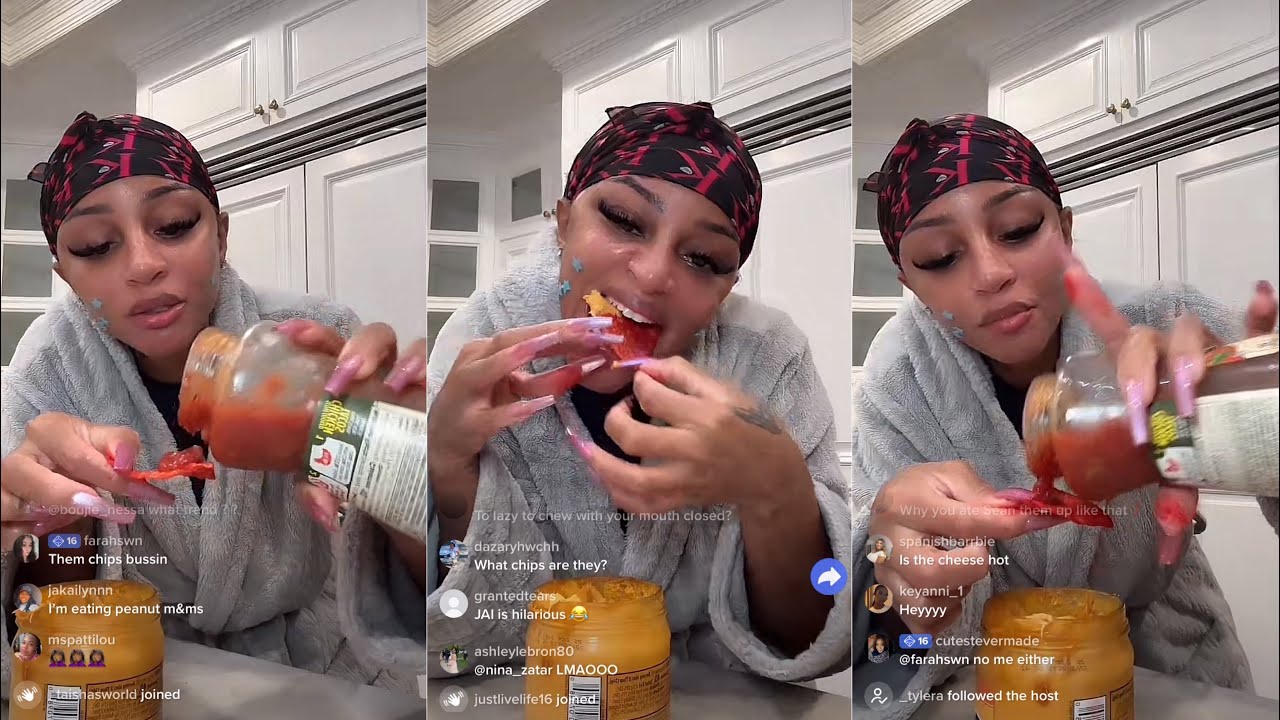 Jai Nice On Live Giving Fans A Mukbang