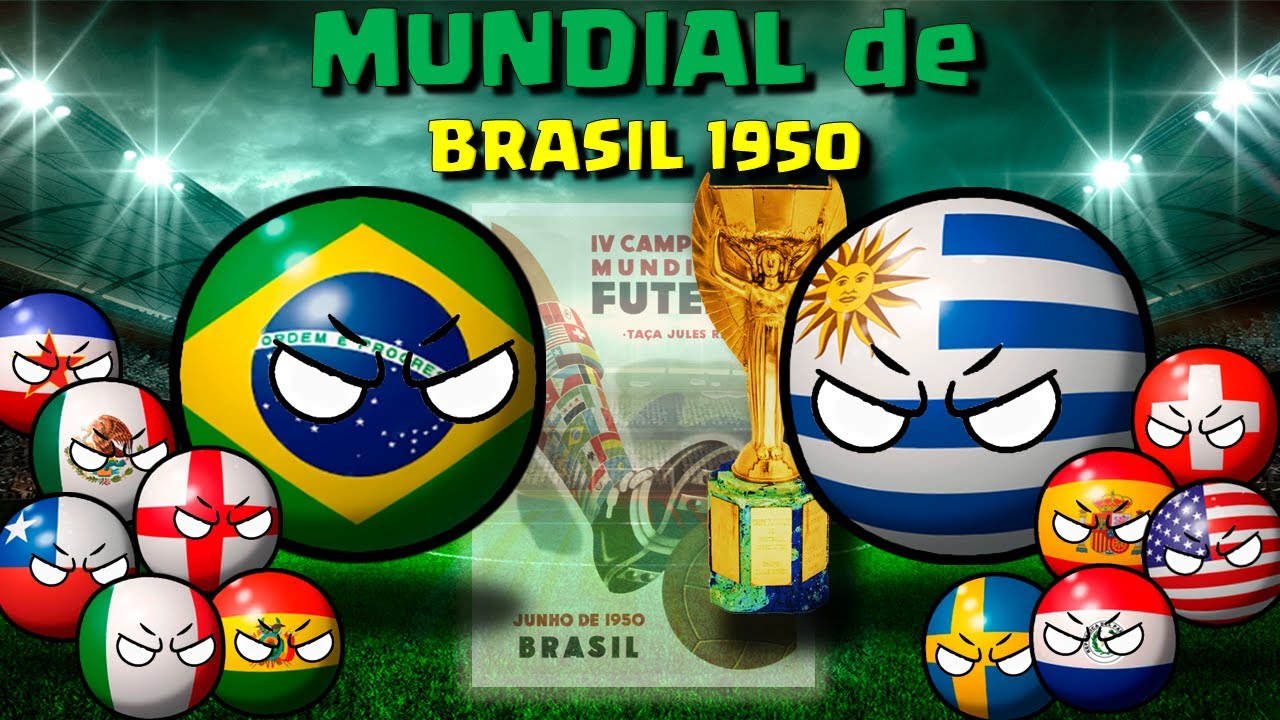 MUNDIAL DE BRASIL 1950: la CUARTA COPA MUNDIAL | COUNTRYBALL
