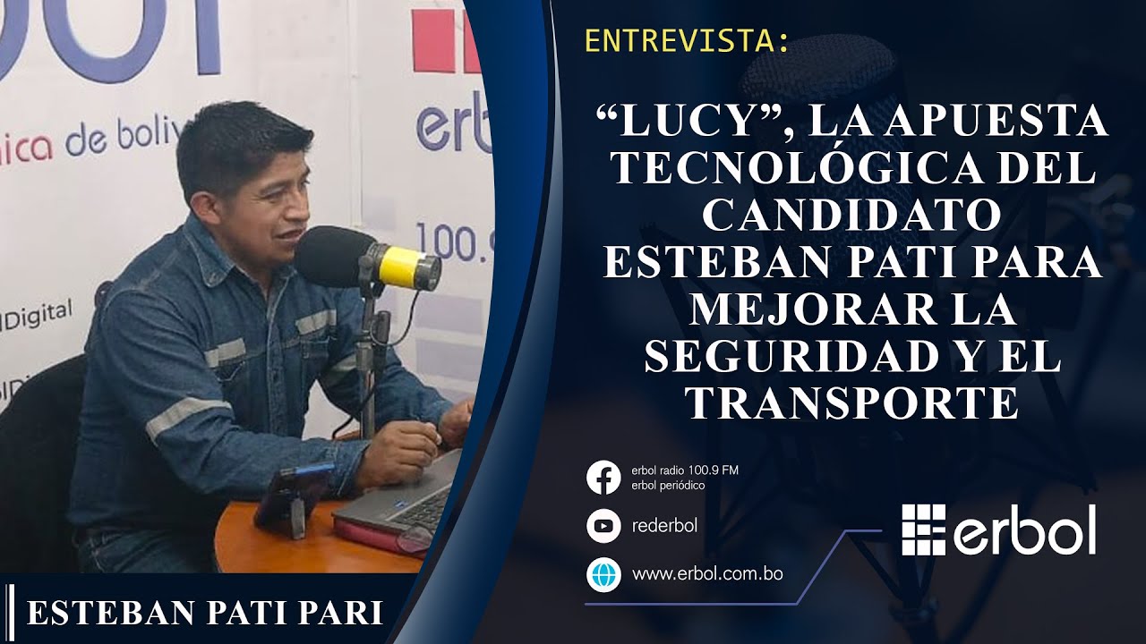 “Lucy”, la apuesta tecnológica del candidato Esteban Pati para mejorar la seguridad y el transporte