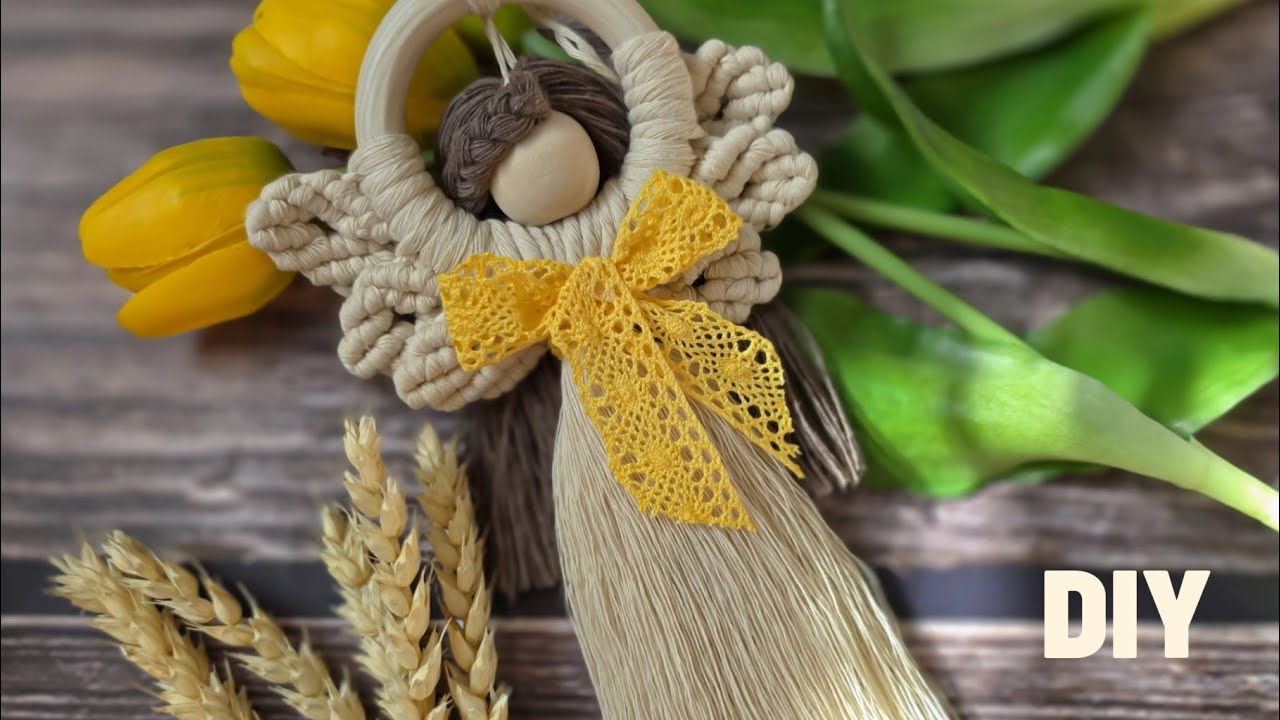 Macrame Angel DIY | Макраме Ангел мастер-класс