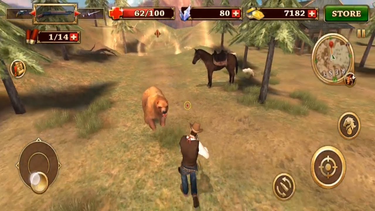 h&auml;stspel - spelar h&auml;stspel - h&auml;st f&ouml;r barn - h&auml;st spelar - spel f&ouml;r barn 4 &aring;r - cowboy