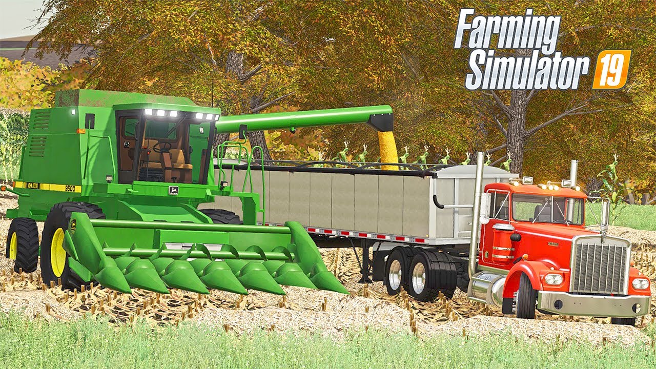 THE WORST CORN HARVEST POSSIBLE! (90s RP Farming) | FS19