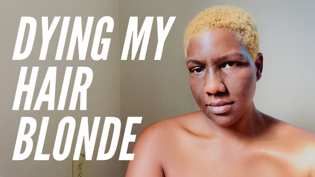 DYING MY HAIR LUMINOUS BLONDE | Dark And Lovely | Hair Vlog