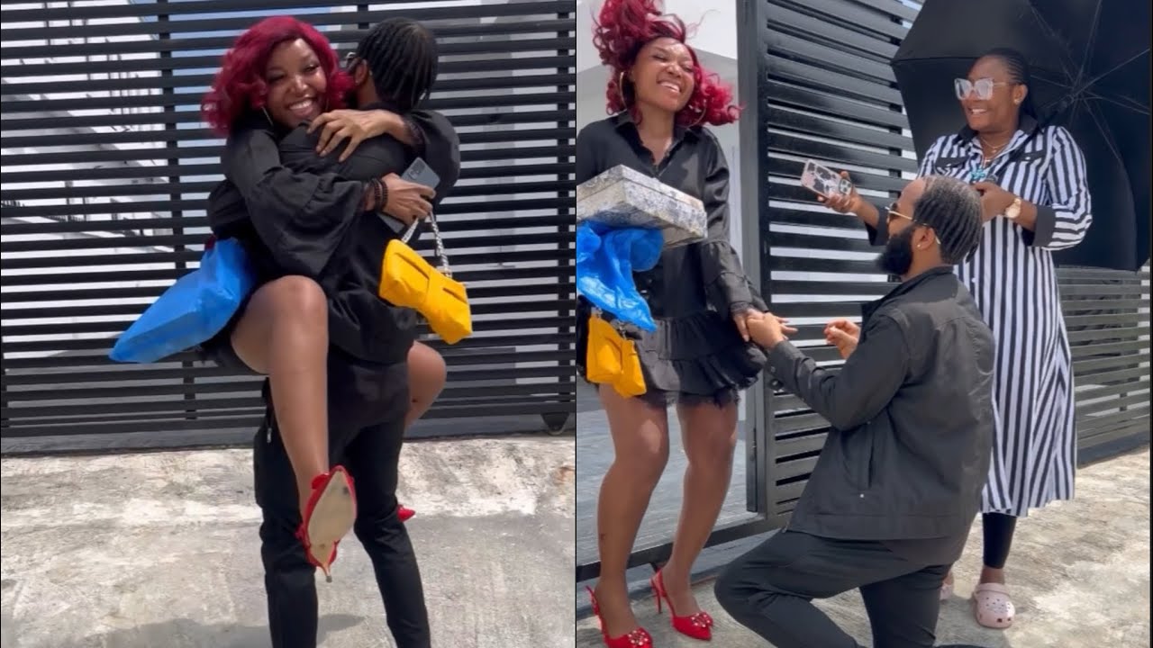 The daughter of top politician father, the moment her man proposed and his reason is so beautiful❤️