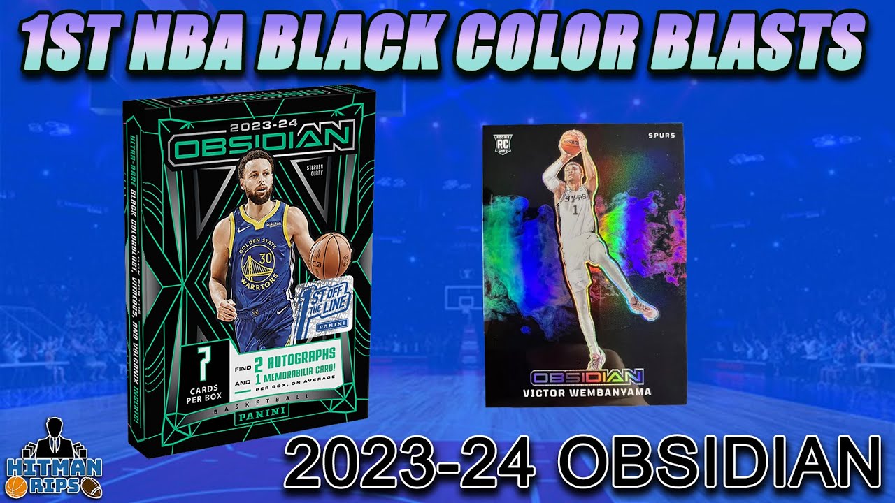 1st EVER NBA BLACK COLOR BLASTS! 2023-24 Obsidian (FOTL) Boxes
