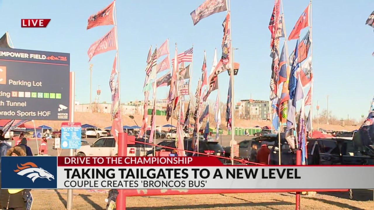 Broncos fans taking tailgates to a new level