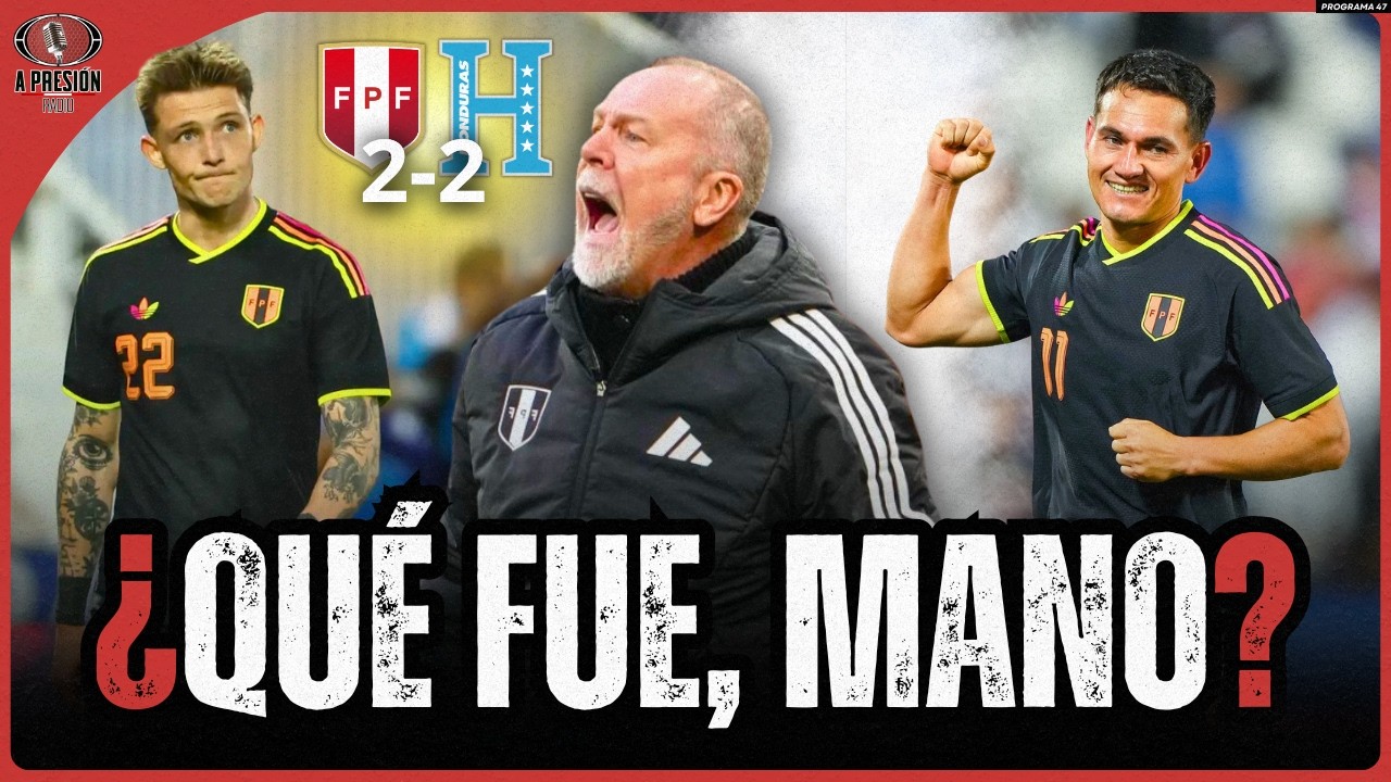 OTRA VEZ LO MISMO &iquest;YA ES COTUMBRE? | PER&Uacute; 2-2 HONDURAS