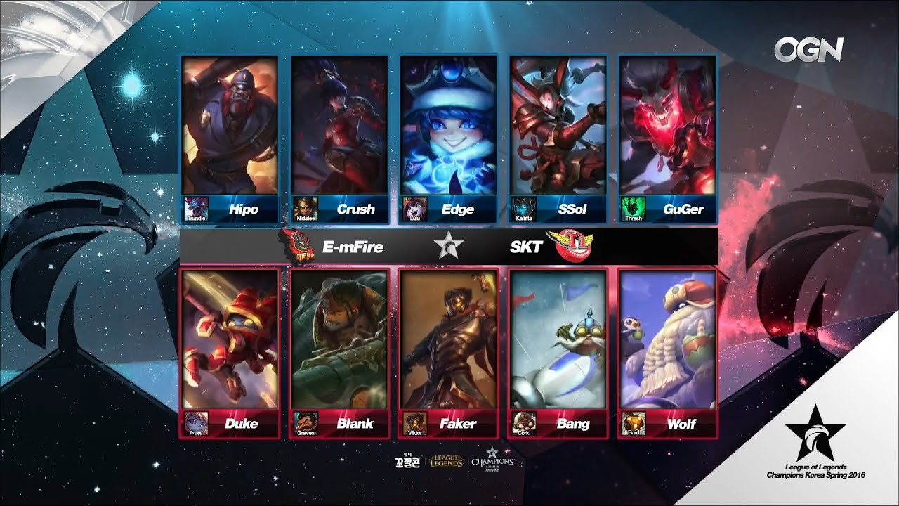 SKT vs EMF Game 2 Highlights - SK TELECOM T1 vs E-MFIRE - LCK Week 3 - SPRING 2016
