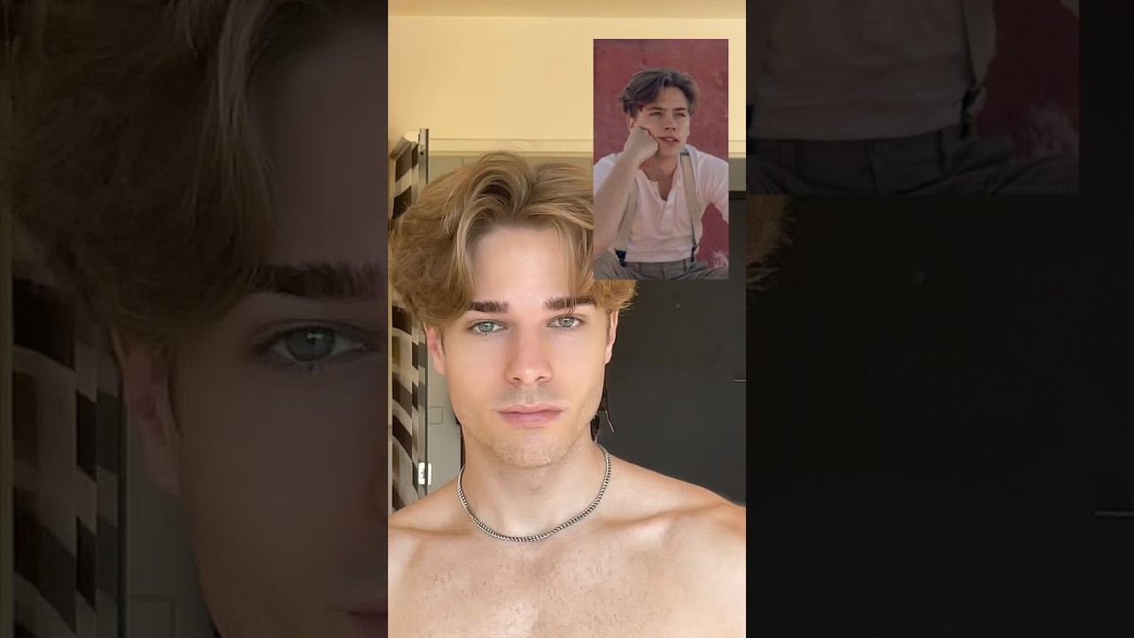 Easy wavy middle part tutorial 💇🏼&zwj;♂️👀