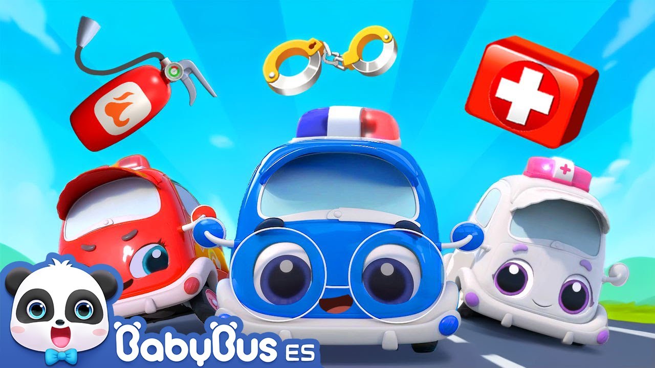 Equipito de Rescate🚒Camión de Bomberos, Patrulla, Ambulancia | Canción de Vehículo | BabyBus Español