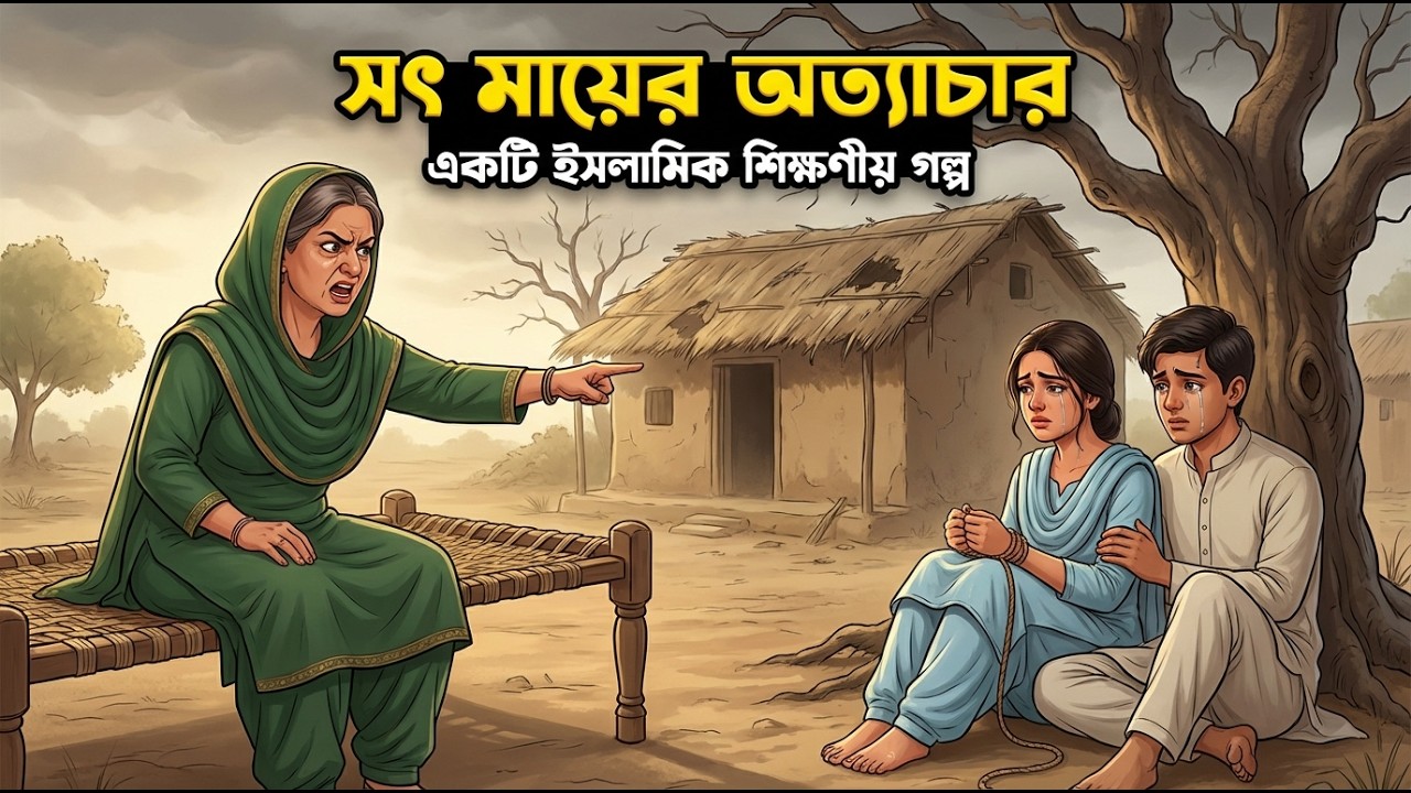 সৎ মায়ের অত্যাচার ও দুই ভাই-বোনের ভাগ্য | ধৈর্য ও বিশ্বাস | একটি ইসলামিক গল্প #banglagolpo