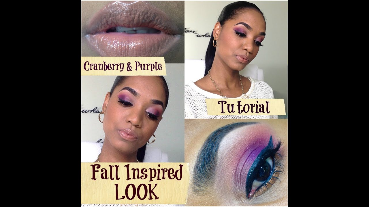 TUTORIAL | Fall Inspired Cranberry & Purple LOOK
