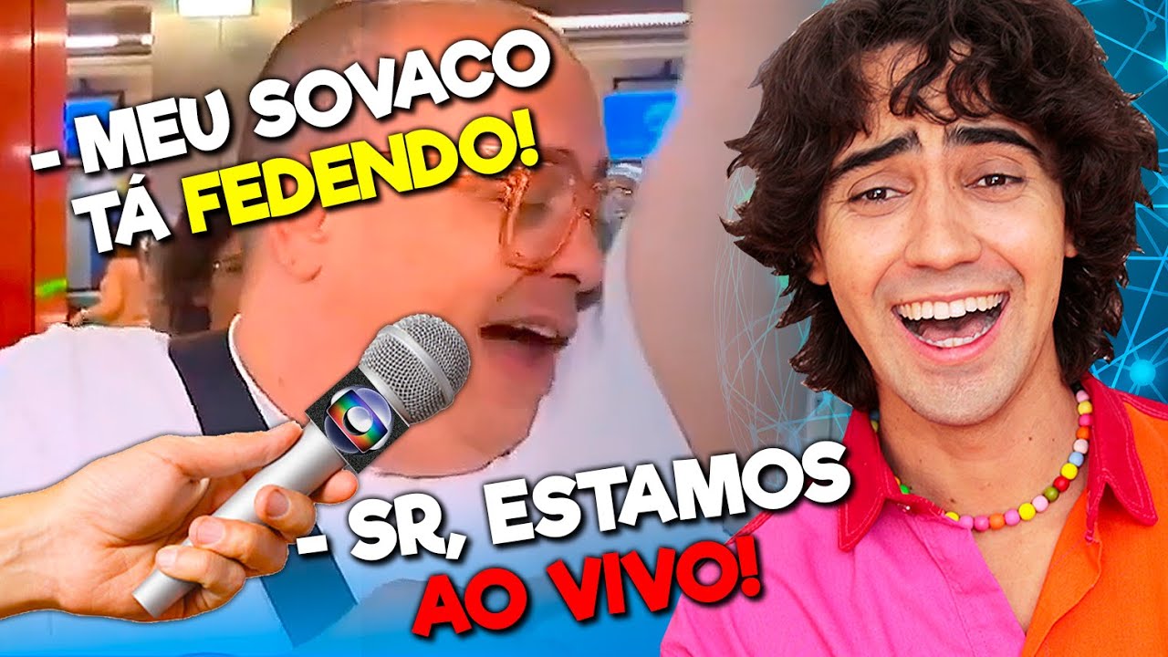 ESSAS REPORTAGENS AO VIVO VIRARAM UM SHOW DE HORRORES