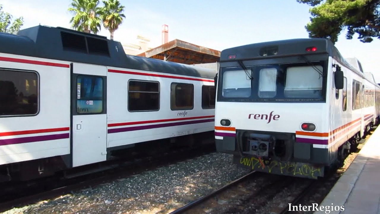 Estación de Totana, Murcia. Último día de trenes cercanías.