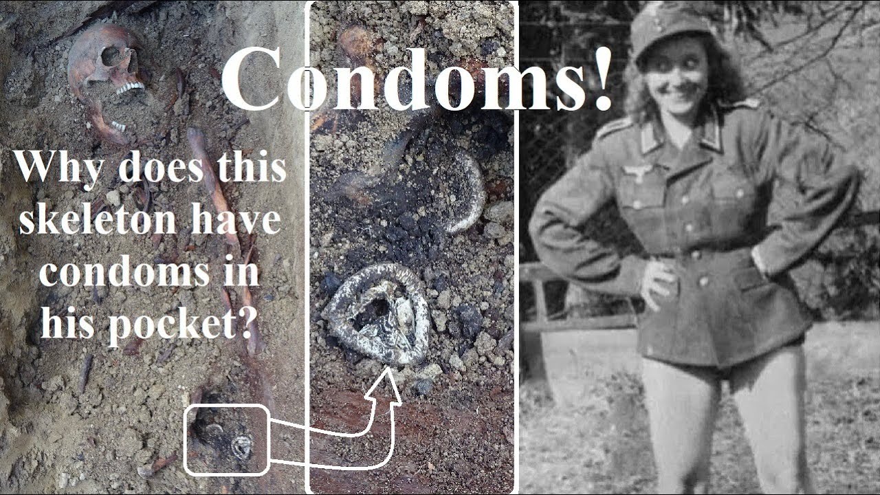 Nazi condom diggers and grave rubbers - Why are condoms found with the bodies of WWII soldiers?