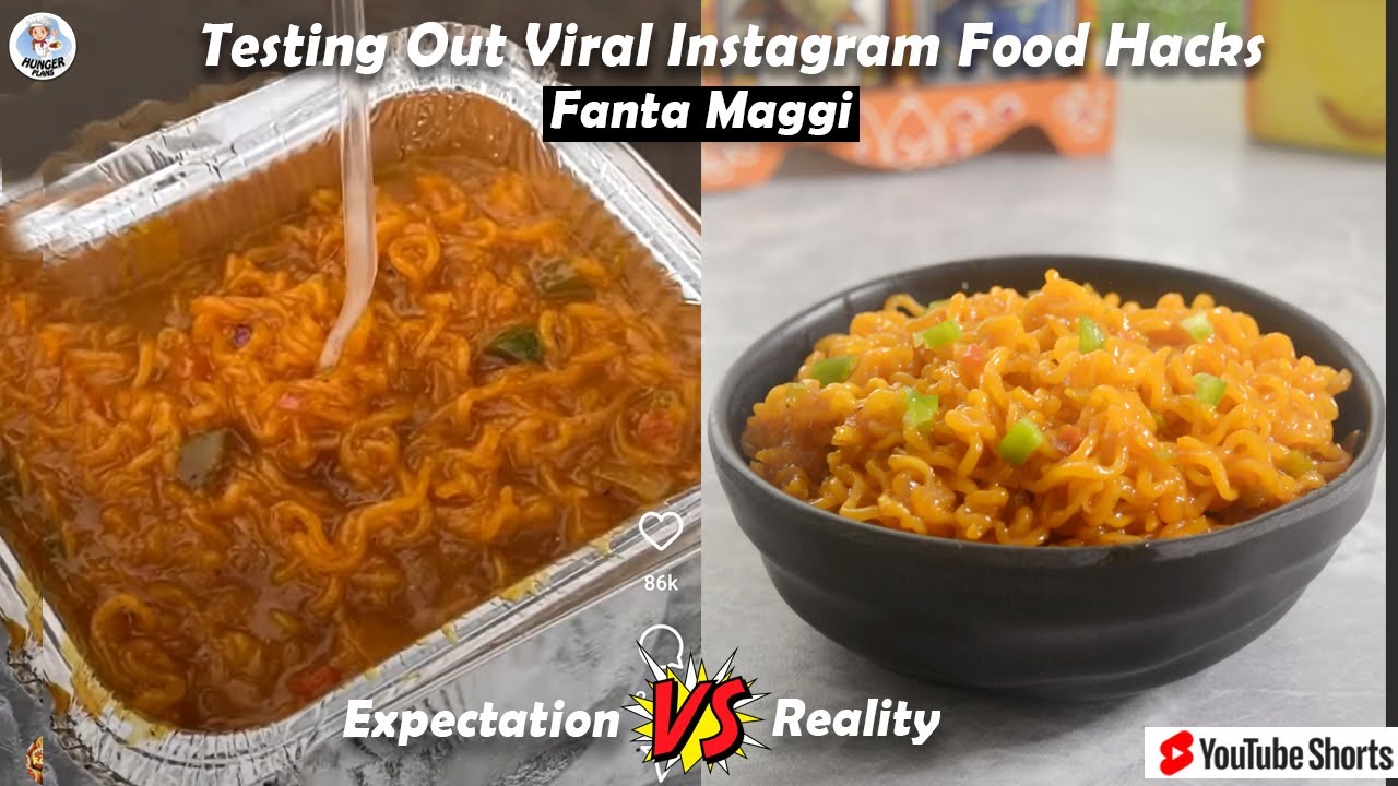 Testing Out Viral Food Hacks | Testing Instagram Food Hacks | Testing Viral Fanta Maggi | HP 