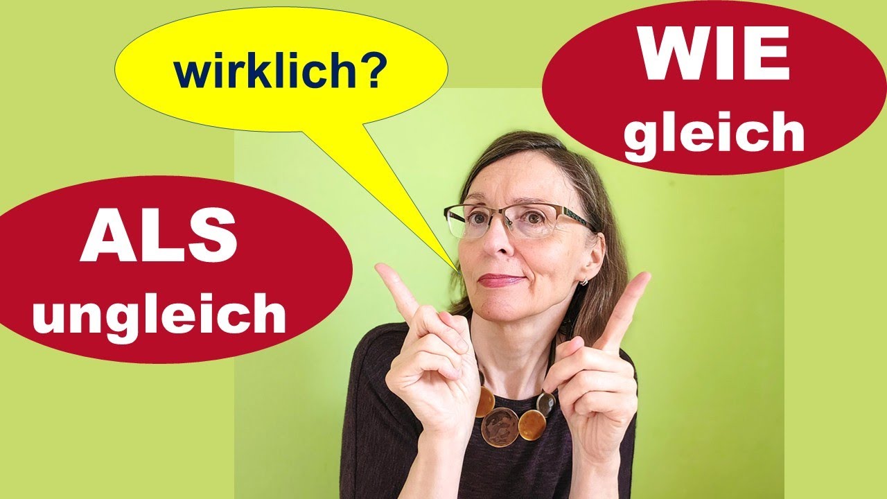 ALS oder WIE &ndash; so vergleichst du richtig &ndash; auch bei komplexeren S&auml;tzen