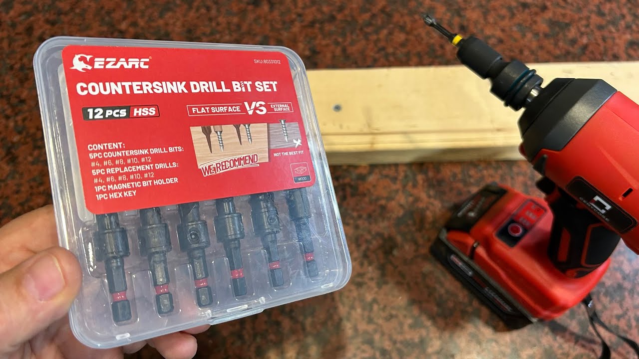 Makes the Job Easier - EZARC Counter Sink Bit Set