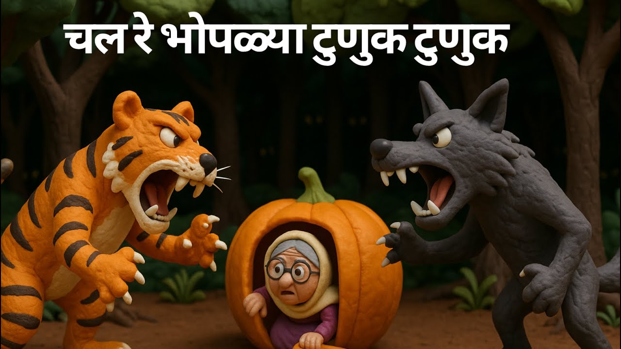 चल रे भोपळ्या टुणुक टुणुक 🧡 | Titoo आणि Team ची धमाल गोष्ट | Marathi Story for Kids