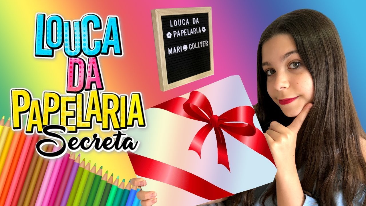 LOUCA DA PAPELARIA - AMIGO SECRETO DE MATERIAL ESCOLAR 2019 | MARIANA COLLYER