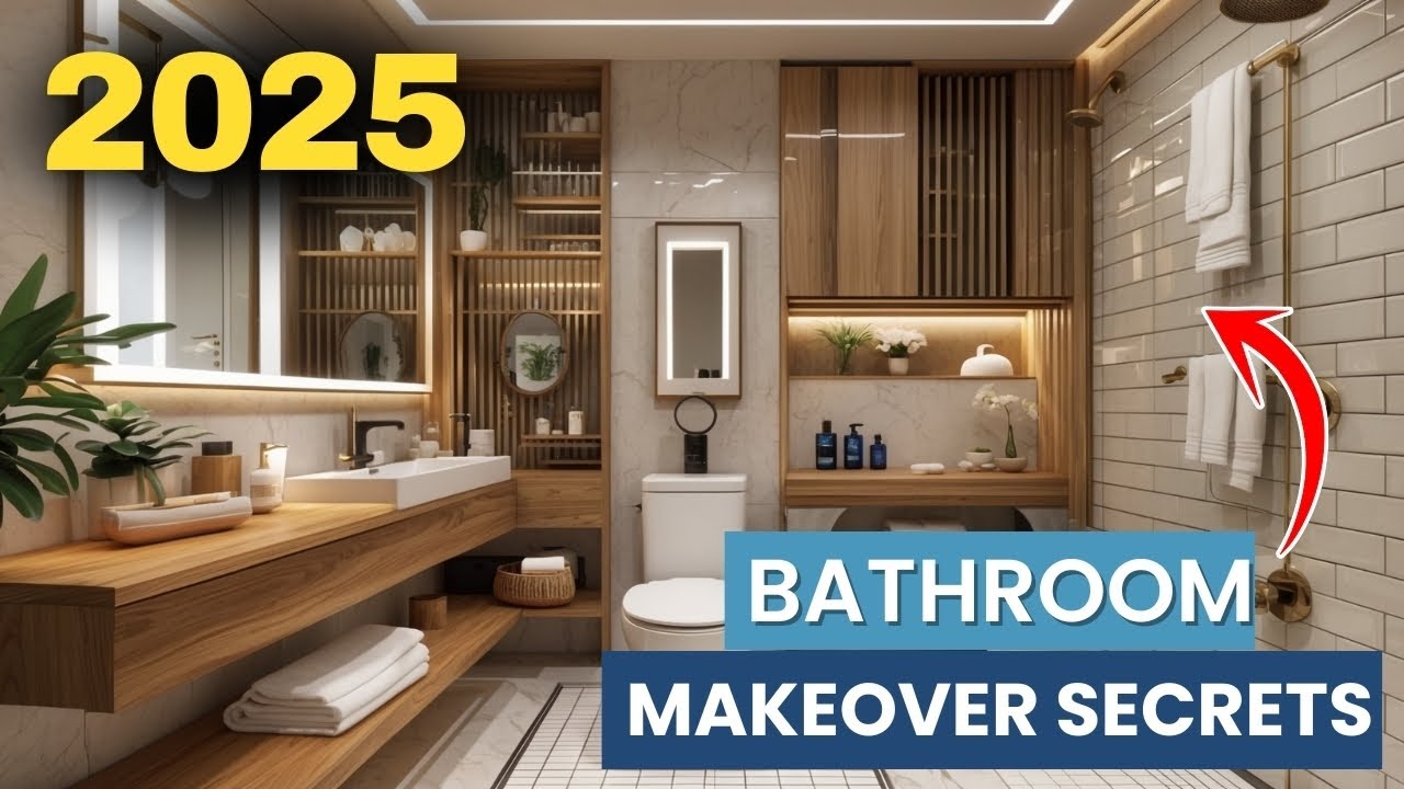 The ABSOLUTE BEST Small Bathroom Designs of 2025
