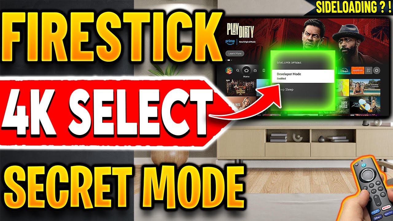 🔴New Firestick 4K Select - I Found Secret Developer Mode !