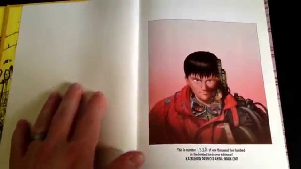 Akira hard cover, full colour, volume 1. Limited edition