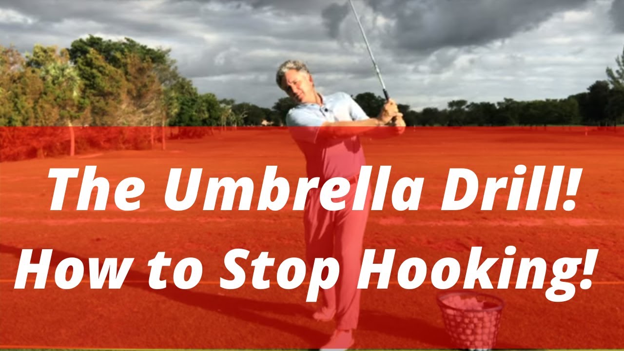 The Umbrella Drill! How to Stop the Hook! PGA Golf Professional Jess Frank