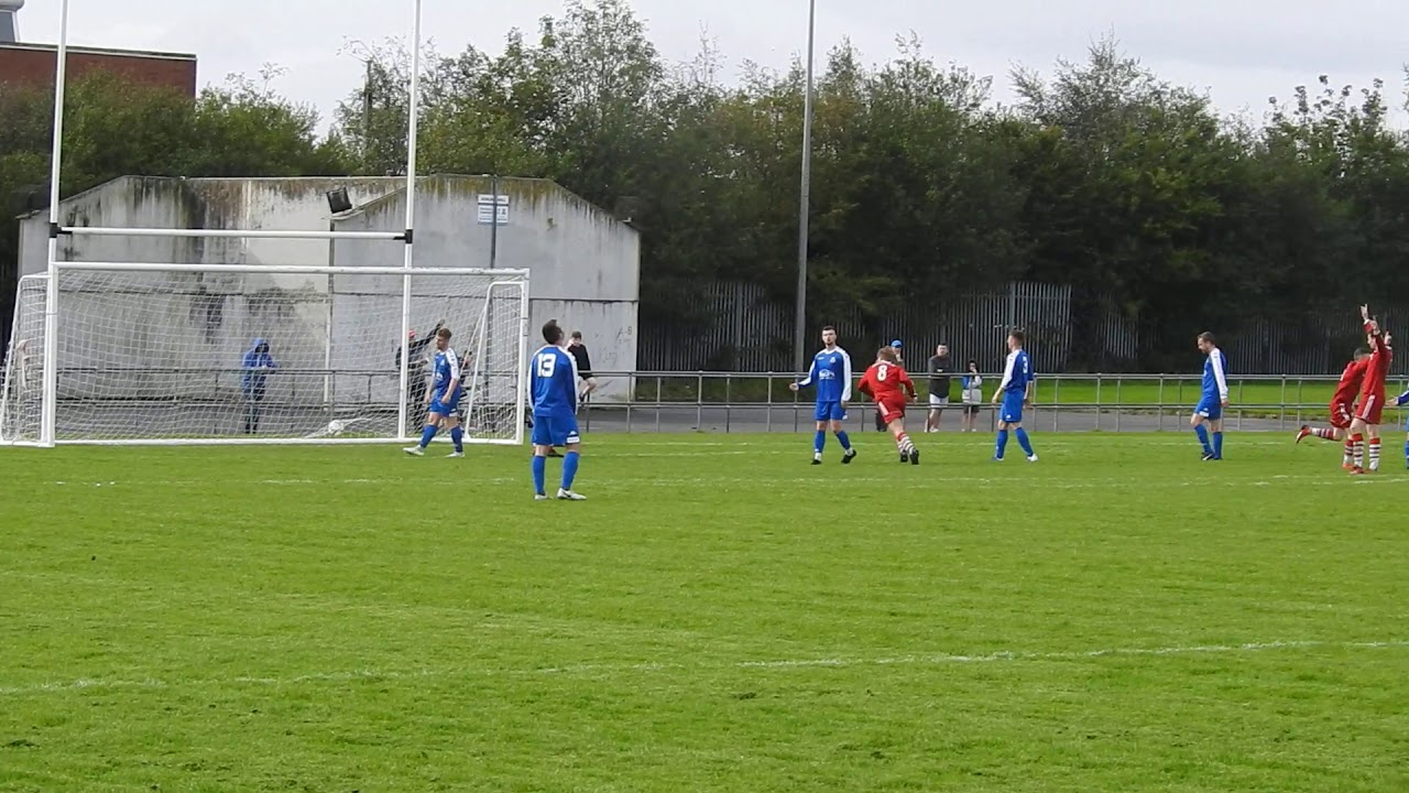 Willie Griffin scores his second for Regional v Balla