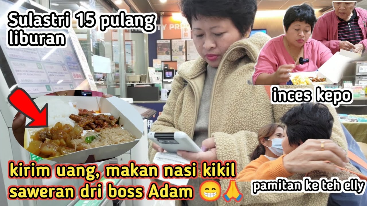 Kirim uang, Makan Nasi Kikil ‼️ Sulastri 15 Tkw Taiwan Pulang Liburan.