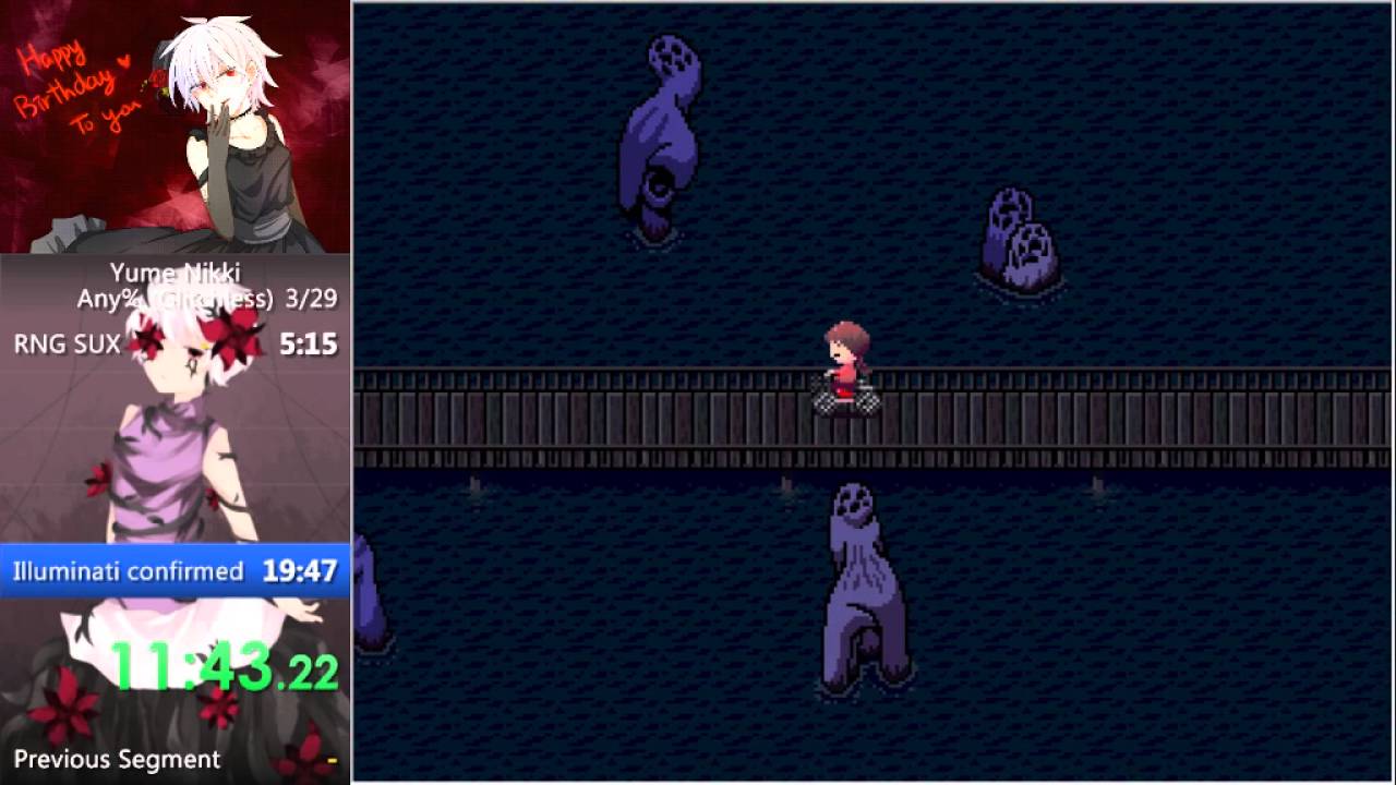 Yume Nikki Glitchless Speedrun in 19:11