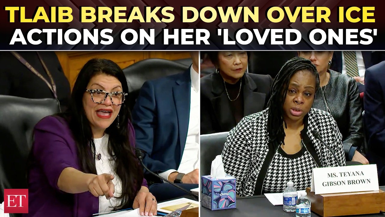 'This is CRUELTY': Rashida Tlaib breaks down in fiery ICE hearing, says ‘GOP cheers them for action'
