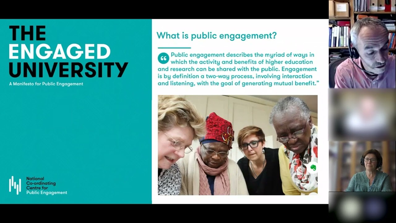 What is Public Engagement? - Paul Manners, Associate Professor in Public Engagement at UWE Bristol