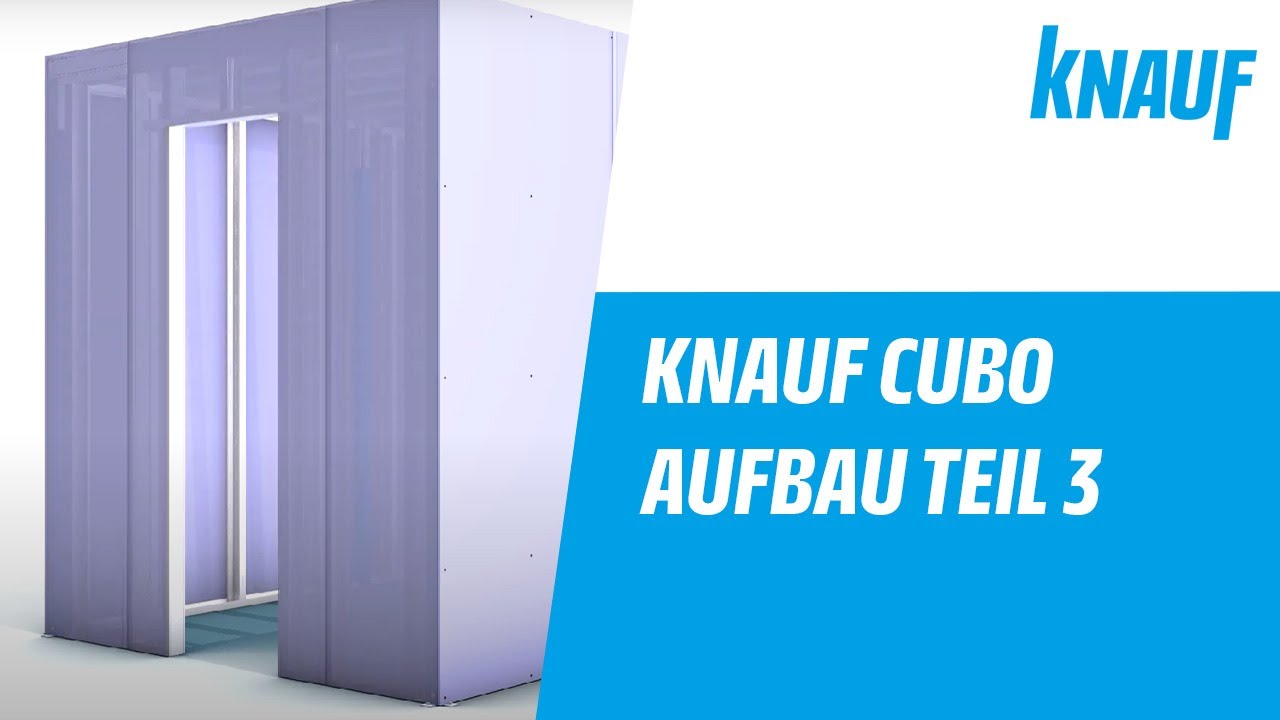 Aufbau Knauf Cubo (Teil 3) - Beplankung