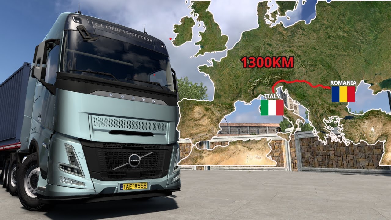 ETS2 Balkan Delivery (Verona to Hunedoara) Italy to Romania | Euro Truck Simulator 2