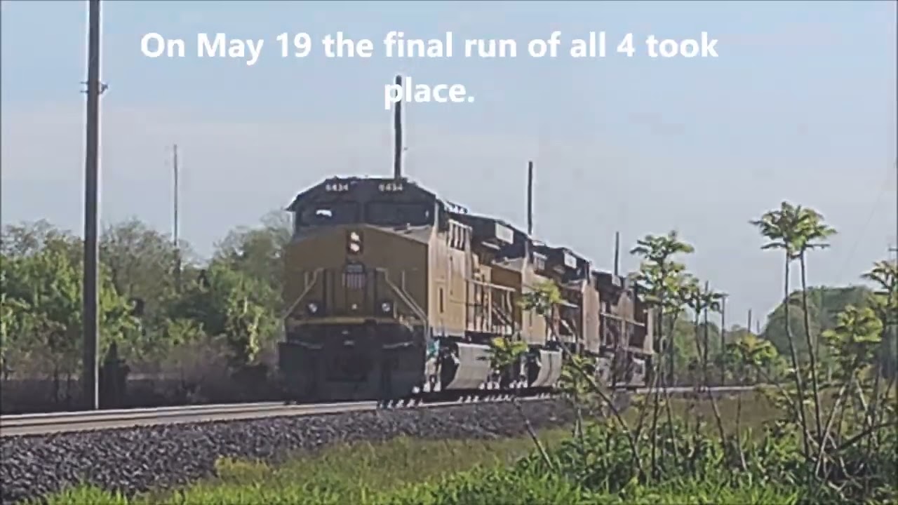 Last 4 Unit Union Pacific test and only if it would have waited!
