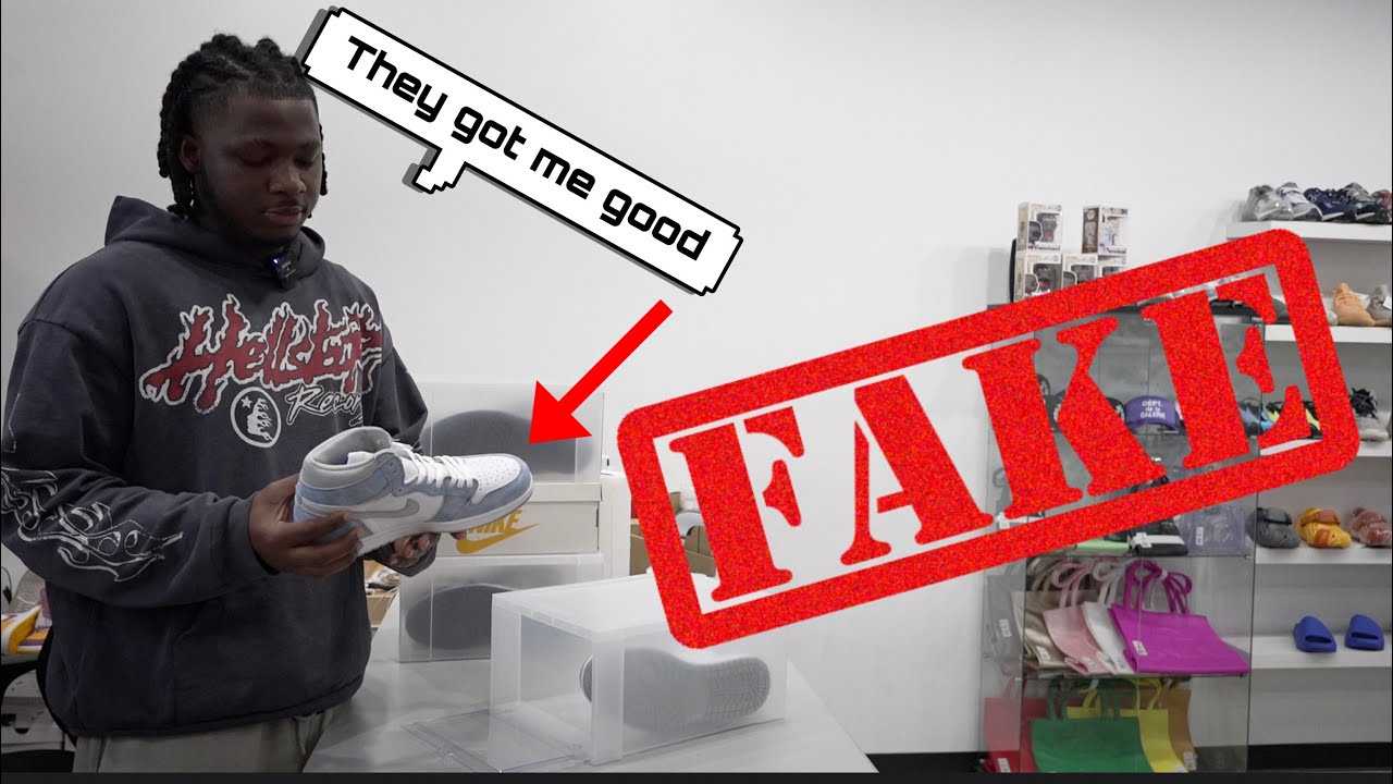 HE SOLD ME A FAKE SHOE !!