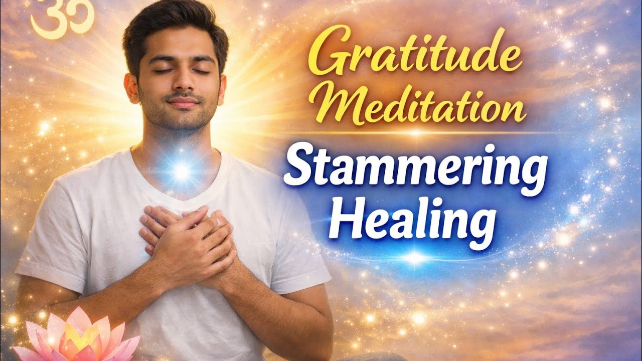 Gratitude Meditation|Stammering problem solution|Relaxing music 
