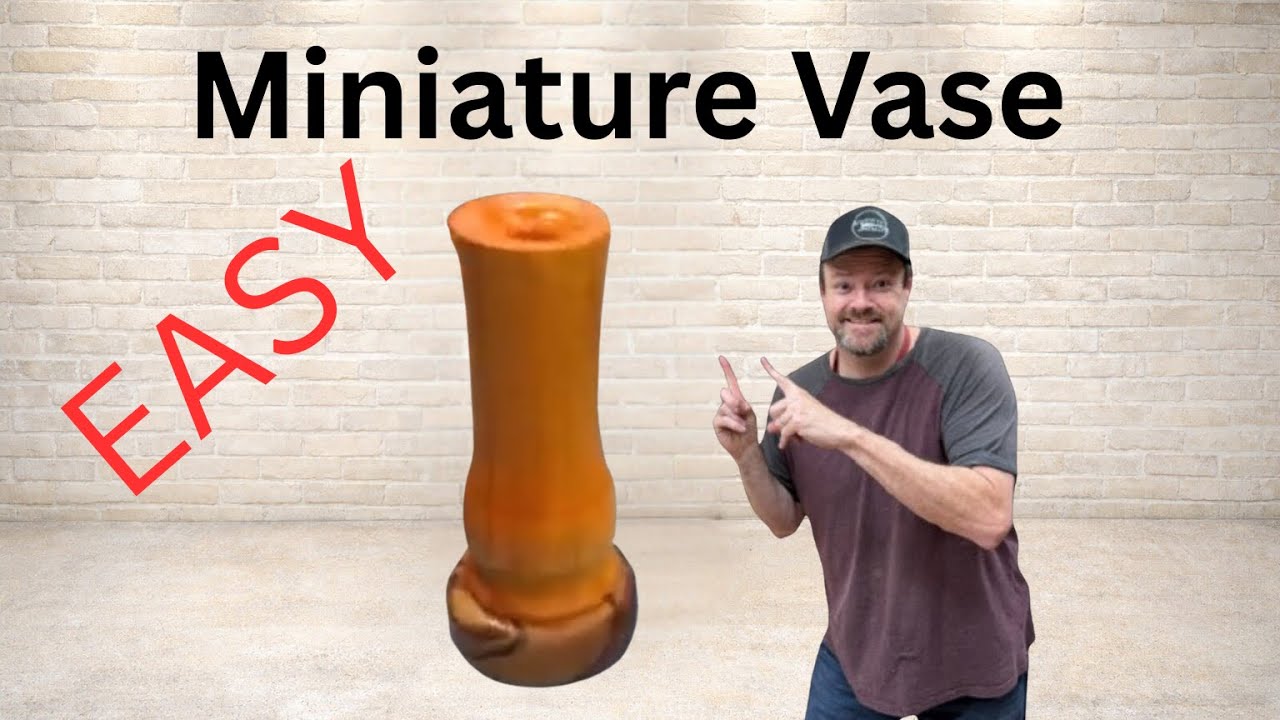 #woodturning miniature vases