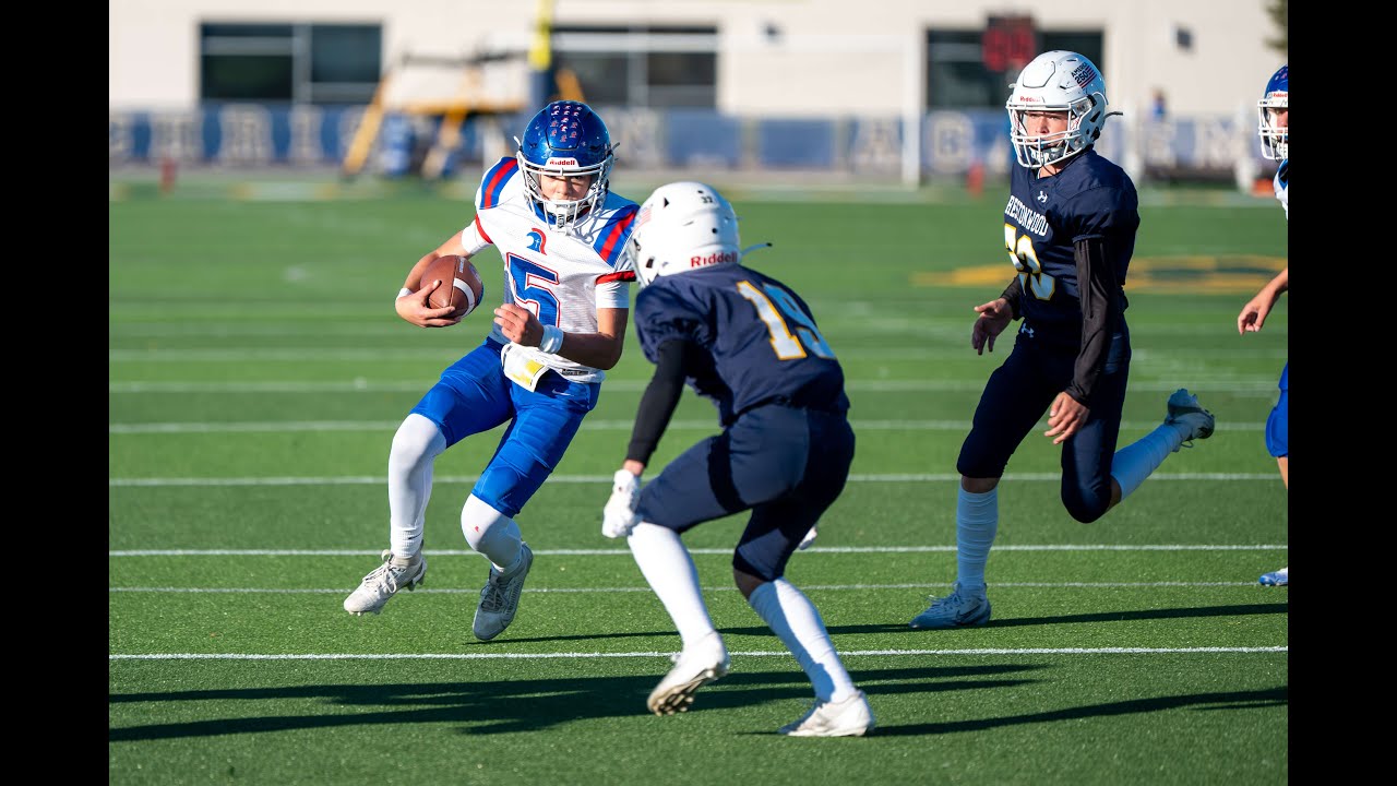 Benji Ceder, #5 & #8,  2025 Fall Football Highlight Reel: TCA Trojans & Red Raiders Drip