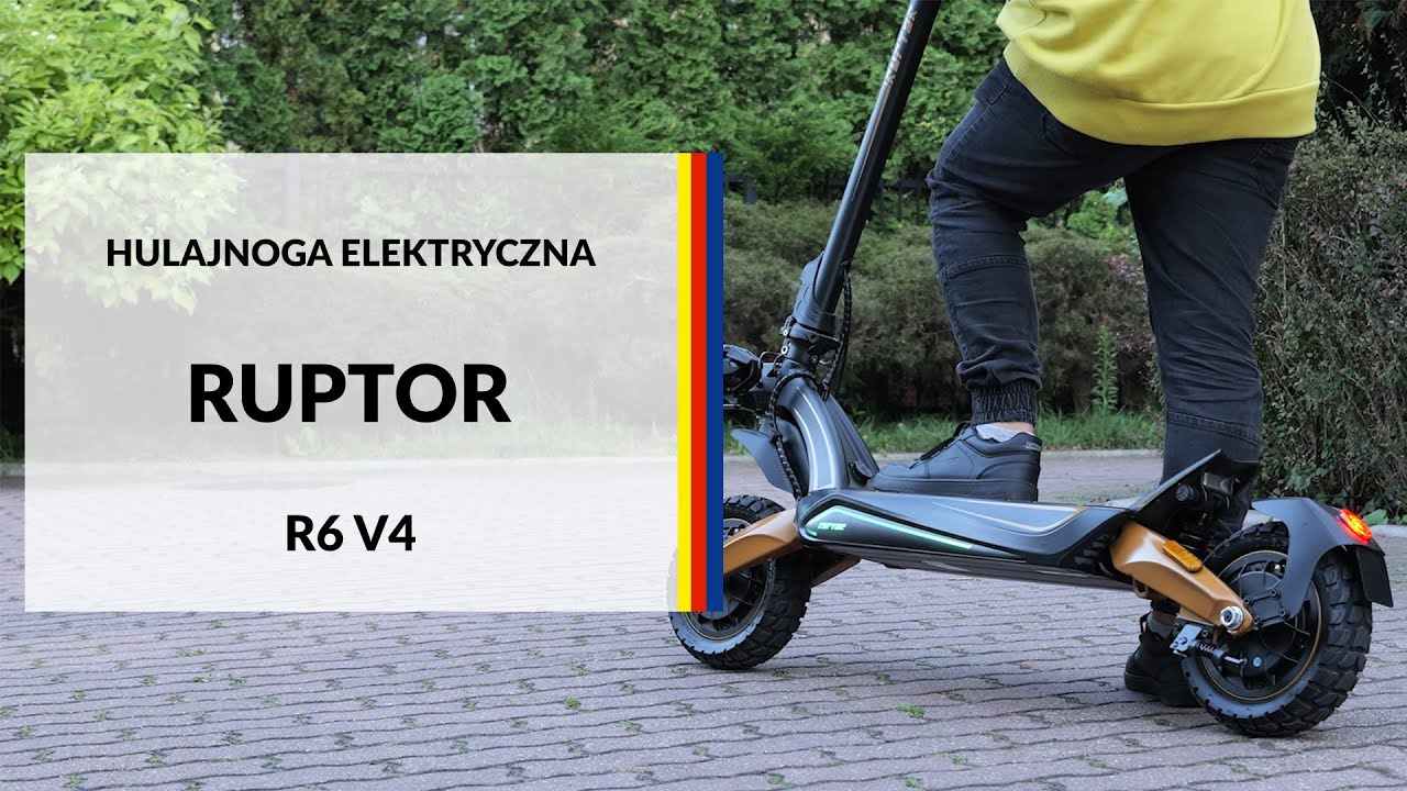 Hulajnoga elektryczna Ruptor R6 v4 – dane techniczne – RTV EURO AGD