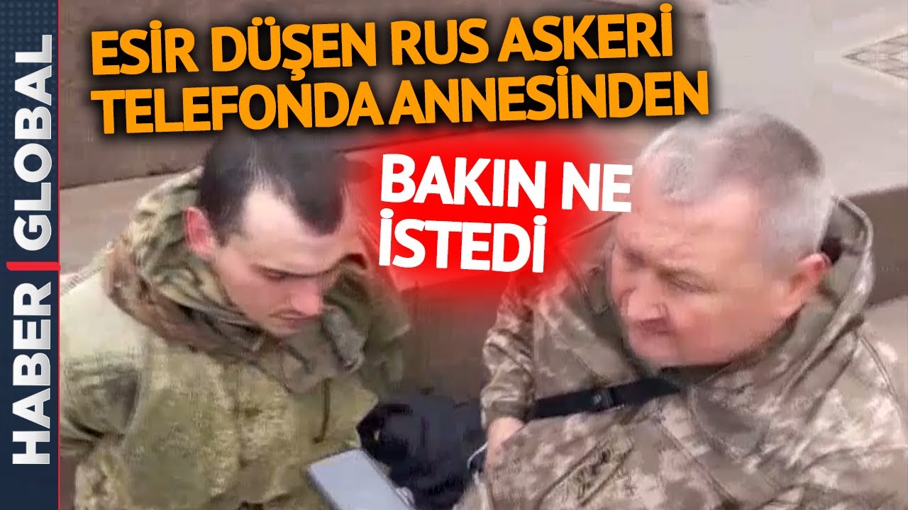 Bu G&ouml;r&uuml;nt&uuml;ler Olay Oldu! Esir D&uuml;şen Rus Askerinin Annesine Telefonda Bunları S&ouml;yledi