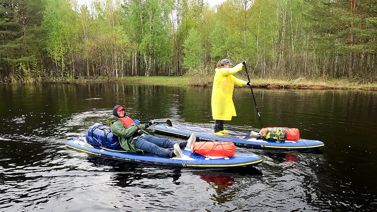 2 и 3 день Поход на SUP с ночевкой по Пре Первомай 2023