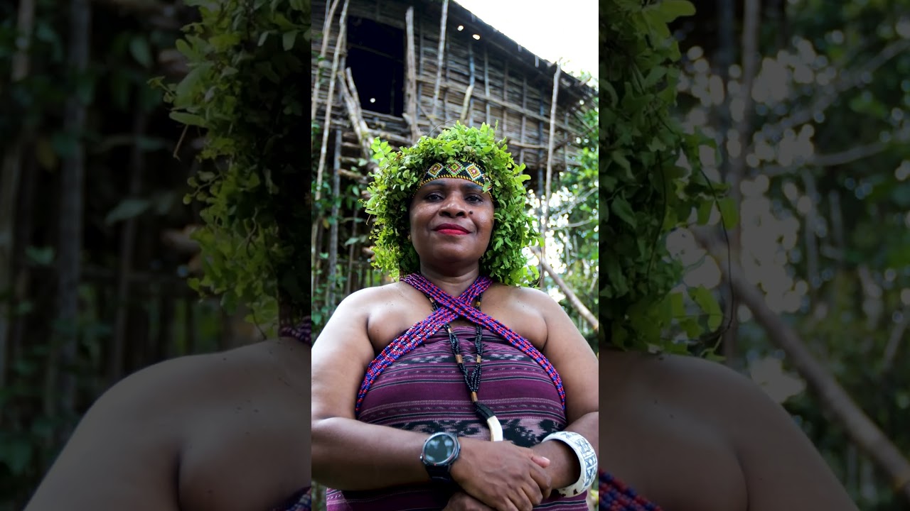 Yustina Ogoney, Indigenous Woman of Teluk Bintuni, West Papua #MargaOgoney #RoadtoCOP30