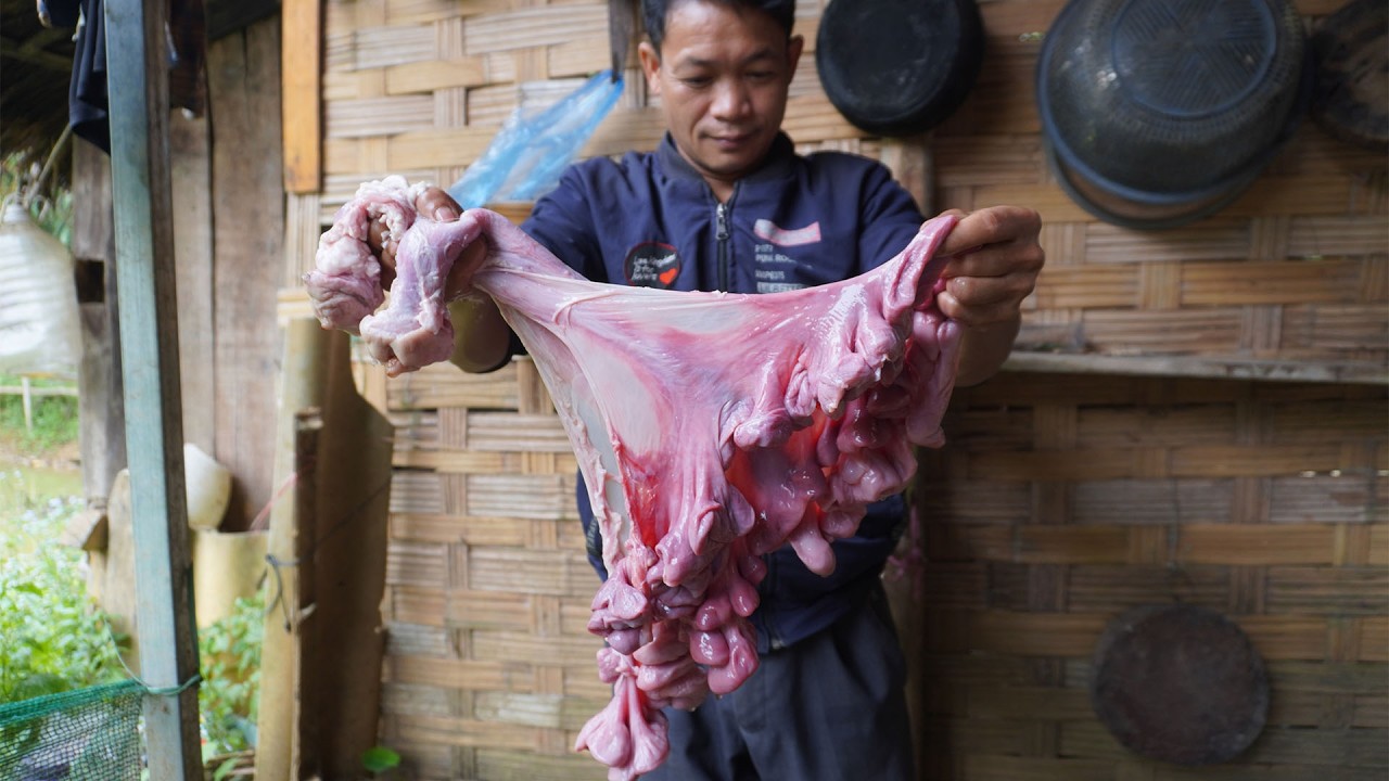LÀM MÂM TRỄ LỢN TIẾT CANH RỰC RỠ | Nhịp Sống Thường Ngày