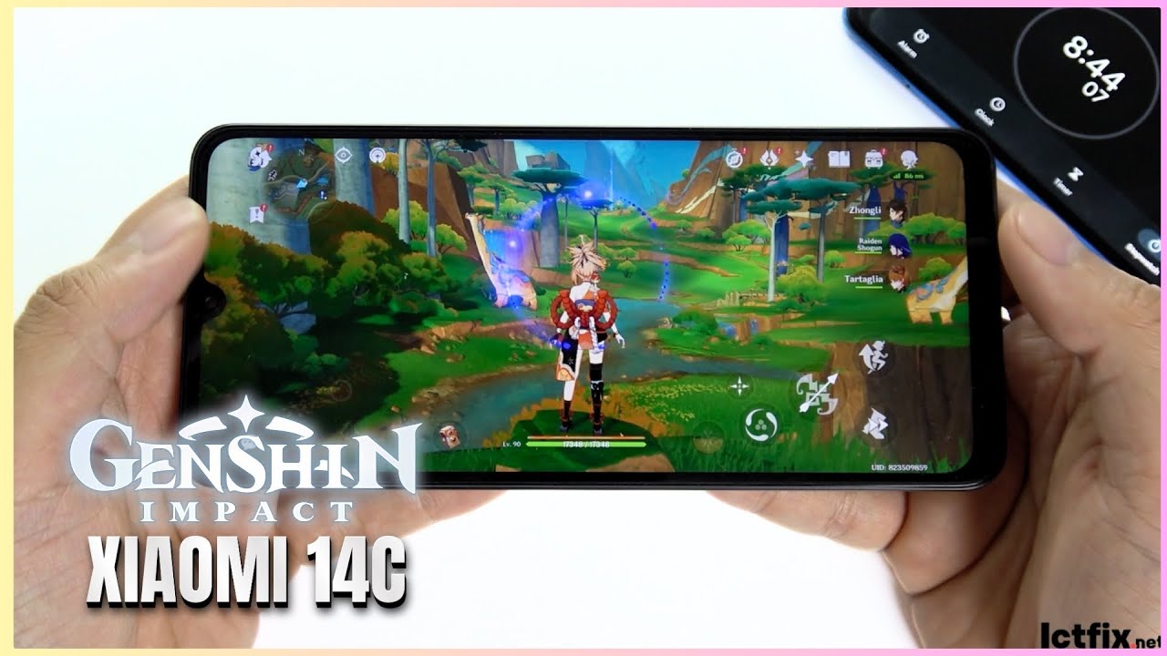 Xiaomi Redmi 14C Genshin Impact Gaming test | Helio G81 Ultra, 120Hz Display