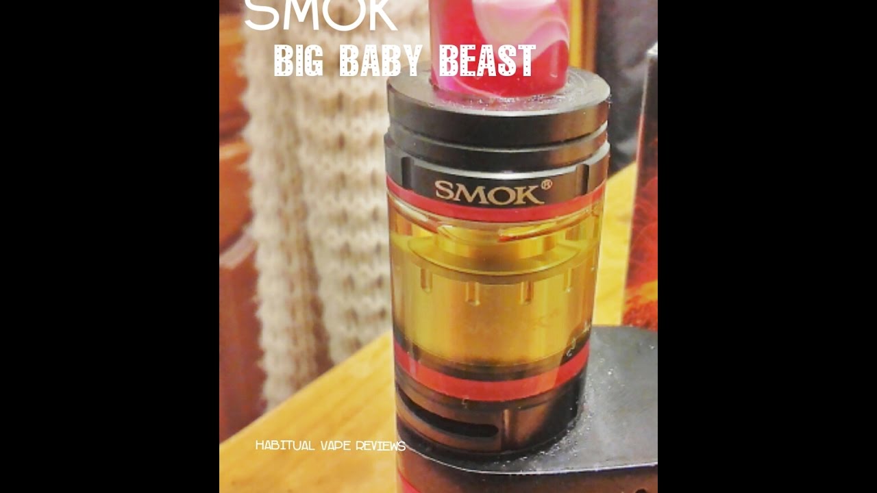 Smok big baby beast RBA wicking tutorial & review