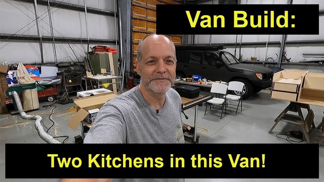 Chevy Express van with two kitchens!